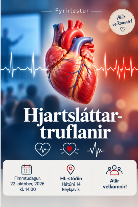 Fræðslufyrirlestur: Hjartsláttartruflanir